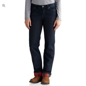 Carhartt Blaine Flannel Lined Straight Leg Jean